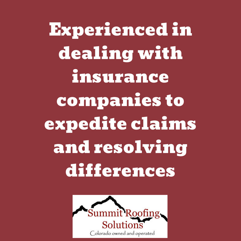 Experienced in dealing with insurance companies to expedite claims and resolve differences.