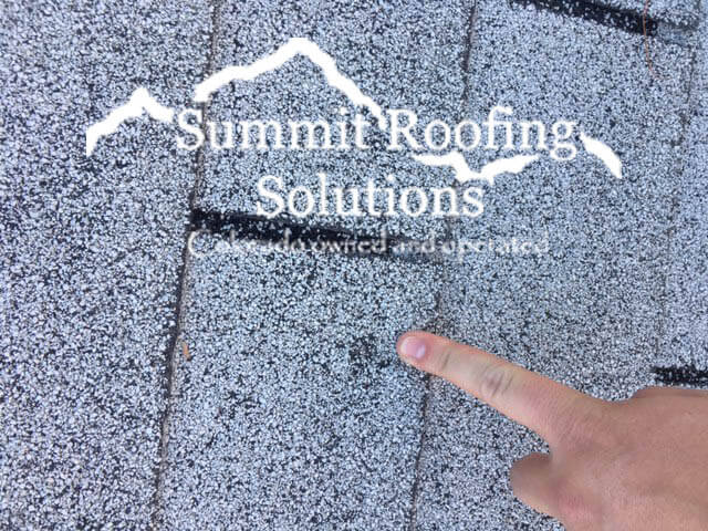 summit roofing solutions LLC roof hail damaged