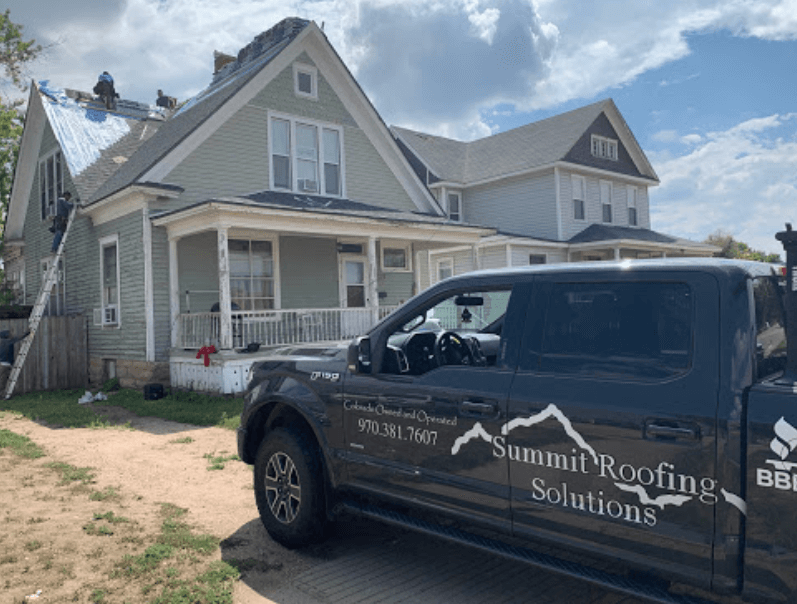 summit roofing solutions LLC house and truck best local company
